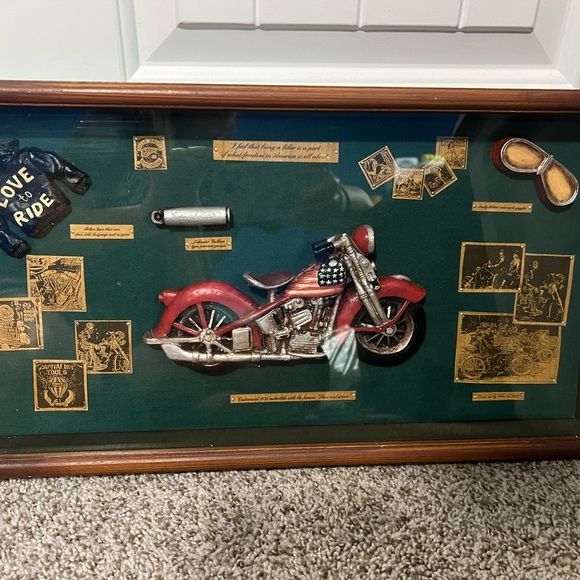 Harley-Davidson shadow box - Picture 1 of 2
